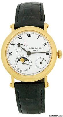 gent's 18k yellow gold patek philippe complicated 5054 strapwatch